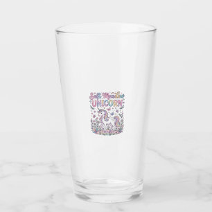 Copo De Pint Unicórnio Suave Prado Unicórnio Adorável Design de