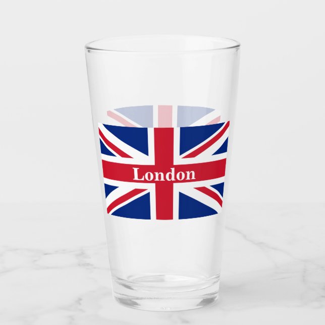 Copo De Pint Union Jack London ~ British Flag (Frente)