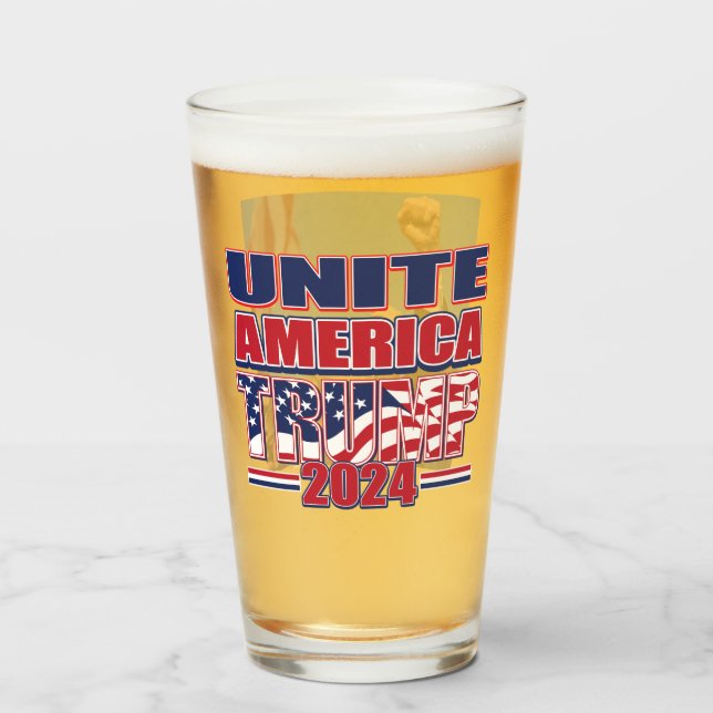 Copo De Pint Unite America Trump 2024 (Frente (Preenchido))