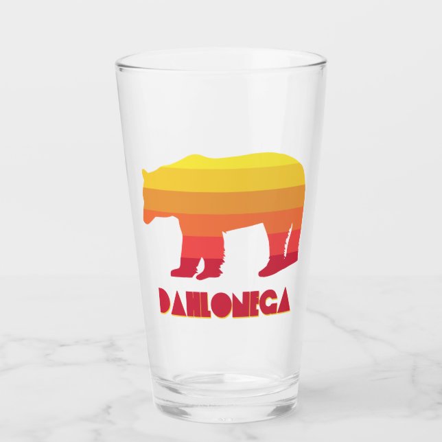 Copo De Pint Urso Arco-íris de Dahlonega Geórgia (Frente)