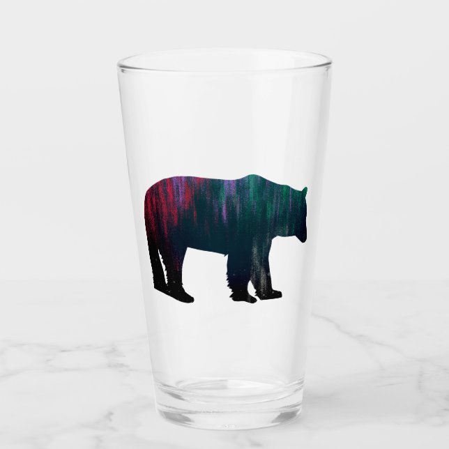 Copo De Pint Urso das Luzes do norte (Frente)