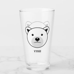 Copo De Pint Urso Polar de Cartoon Bonito