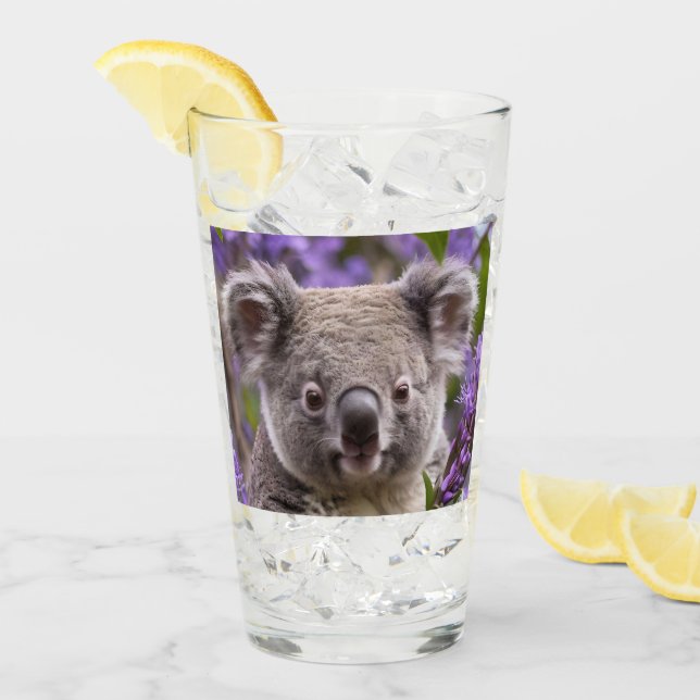 Copo De Pint Urso Purple Jacaranda Koala (Gelo frontal)