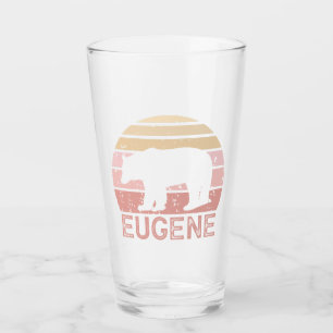 Copo De Pint Urso Retro de Eugene Oregon