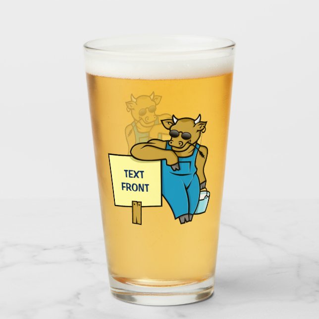Copo De Pint Vaca com Sinal (Frente (Preenchido))