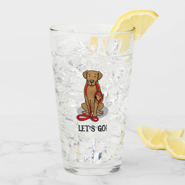 Copo De Pint Vamos! Passear Chesapeake Bay Retriever (dg tan) (Gelo traseiro)