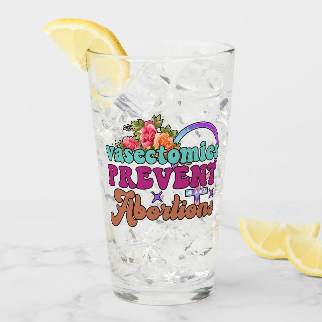 Copo De Pint Vasectomias Evitam Abortos Vidro (Gelo frontal)