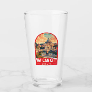 Copo De Pint Vaticano City Art Vintage