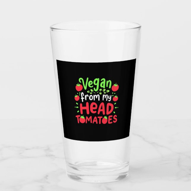 Copo De Pint Vegan De Meus Tomates Cabeças (Frente)