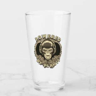 Copo De Pint Vegan Gorilla - Alimentado Por Plantas, Quote Post