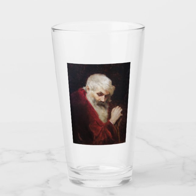 Copo De Pint Velho Casaco vermelho (Papai Noel) (Natal) (Frente)