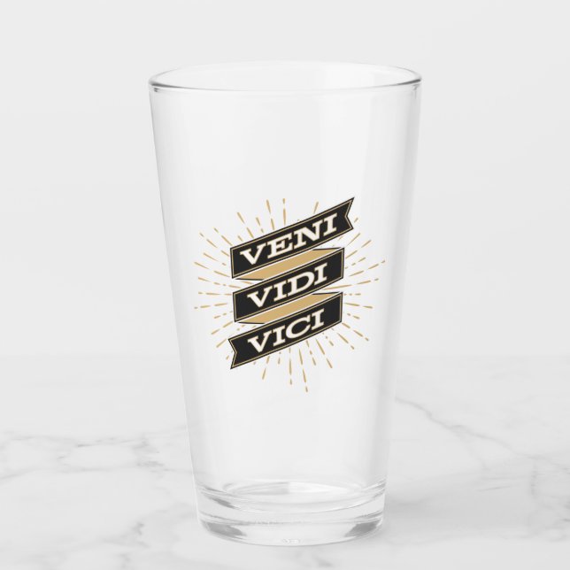 Copo De Pint Veni Vidi Vici Glass (Frente)