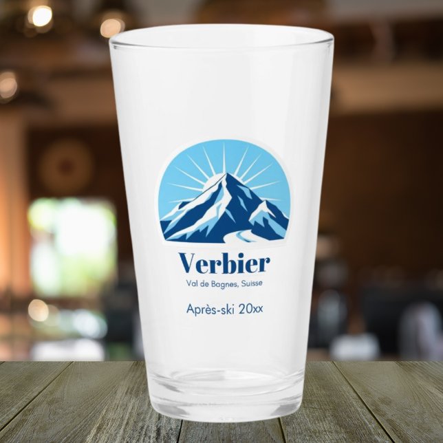 Copo De Pint Verbier Val de Bagnes suiça après-ski (Criador carregado)
