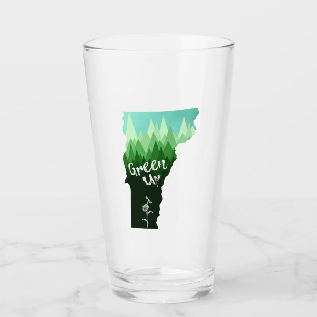Copo De Pint Vermont de Cara Verde (Frente)