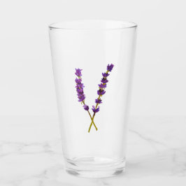 Copo De Pint Verre fleur lavande aquarelle