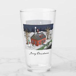 Copo De Pint Véspera de Natal do Papai Noel