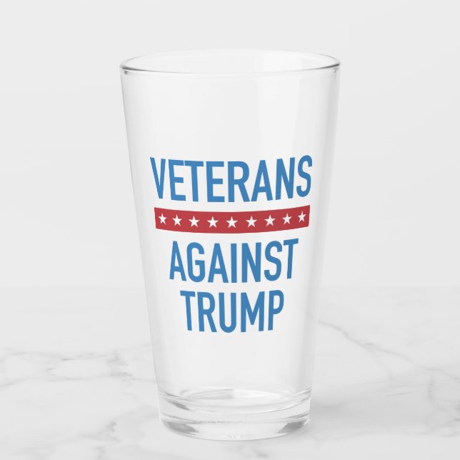Copo De Pint Veteranos Contra Trump (Frente)