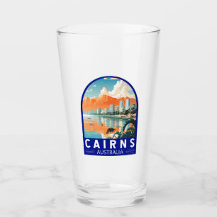 Copo De Pint Viagem Art Vintage da Austrália no Cairns