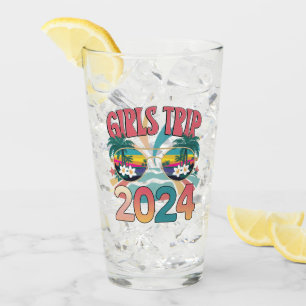 Copo De Pint Viagem das Garotas Groovy 2024 Fim de Semana Verão