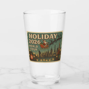 Copo De Pint Viagem de Natal Retro — Férias 2026