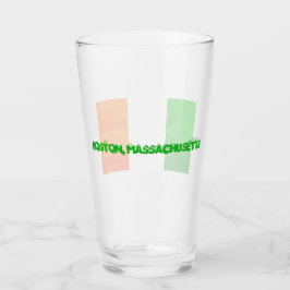 Copo De Pint Vibrações Irlandesas de Boston Massachusetts – Des