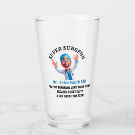 Copo De Pint Vibrant Cartoon Surgeon Art for Medical Enthusiast