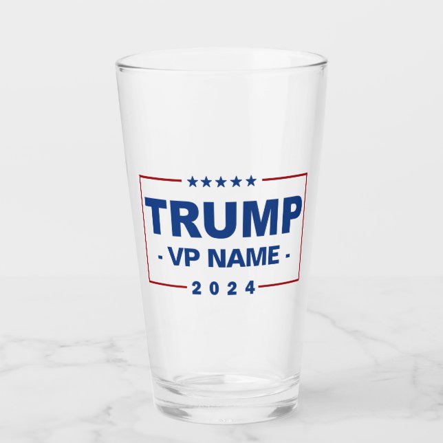 Copo De Pint Vice-presidente da Trump Personalizada 2024 (Frente)