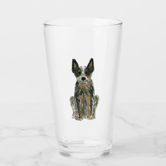 Copo De Pint Vidro australiano do Tumbler do cão do gado