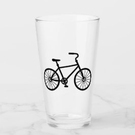 Copo De Pint Vidro Bicicleta Preto