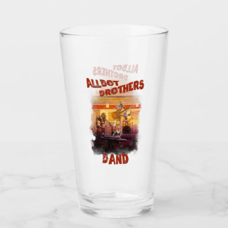 Copo De Pint Vidro com Banda Allbot Brothers da BSR