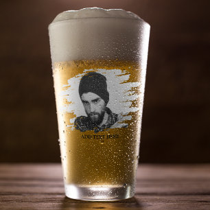 Copo De Pint Vidro com Efeito de Foto Gravada Personalizada Mod