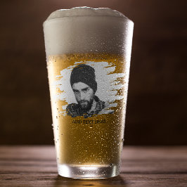 Copo De Pint Vidro com Efeito de Foto Gravada Personalizado Mod