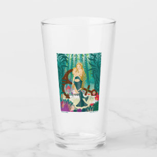 Copo De Pint Vidro da Família Sereia (loiras escuras)