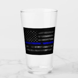 Copo De Pint Vidro da polícia