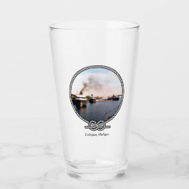 Copo De Pint Vidro das balsas Car/Rail de Ludington