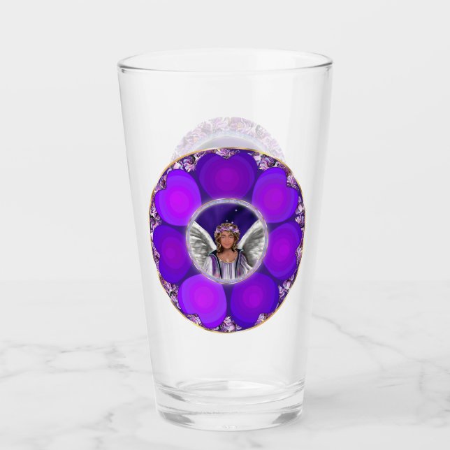 Copo De Pint Vidro de Alma Roxo (Frente)