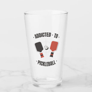 Copo De Pint Vidro De Bebendo De Pickleball