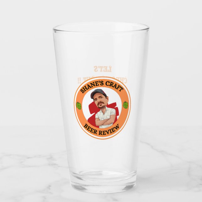 Copo De Pint Vidro de cerveja (Frente)