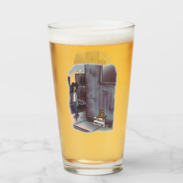 Copo De Pint Vidro De Cerveja De Gato