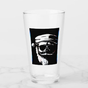 Copo De Pint Vidro de cerveja de Papais noeis escuros