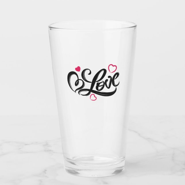Copo De Pint Vidro de Impressão personalizado (Frente)