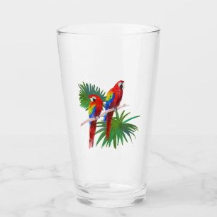 Copo De Pint Vidro de papagaio