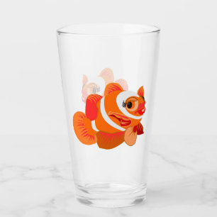 Copo De Pint Vidro de Peixe Dourado - Personalizável