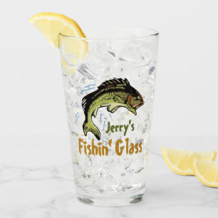 Copo De Pint Vidro de pesca feito sob encomenda
