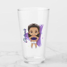 Copo De Pint Vidro de pinta - Octavia Chibi