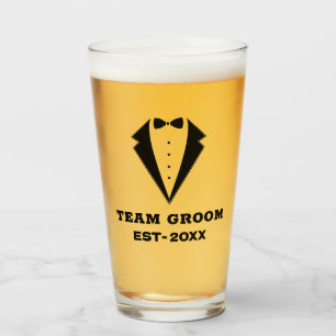 Copo De Pint Vidro de Proposta de padrinhos de casamento, Grupo