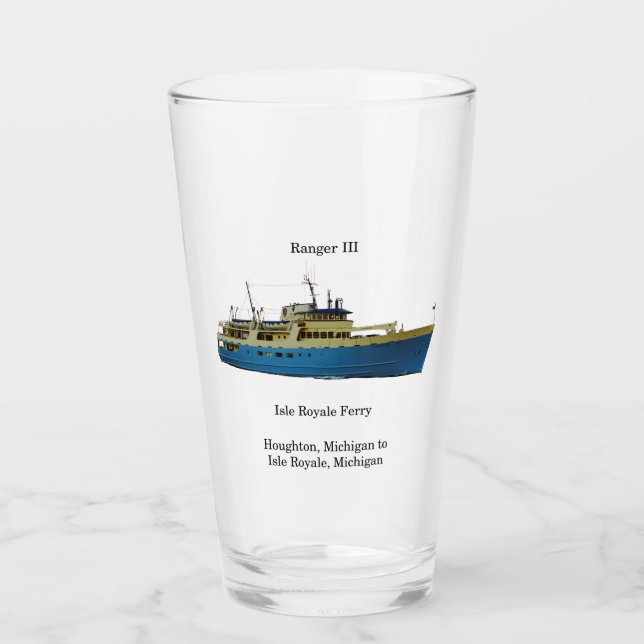 Copo De Pint Vidro de Ranger III (Frente)