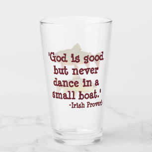 Copo De Pint Vidro de tinta humorístico para pescar