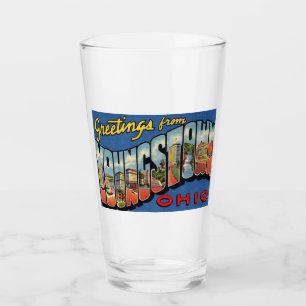 COPO DE PINT VIDRO DE TINTA OHIO YOUNGSTOWN