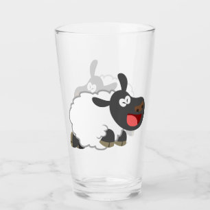 Copo De Pint Vidro de Tumbler de Cartoon Ridículo